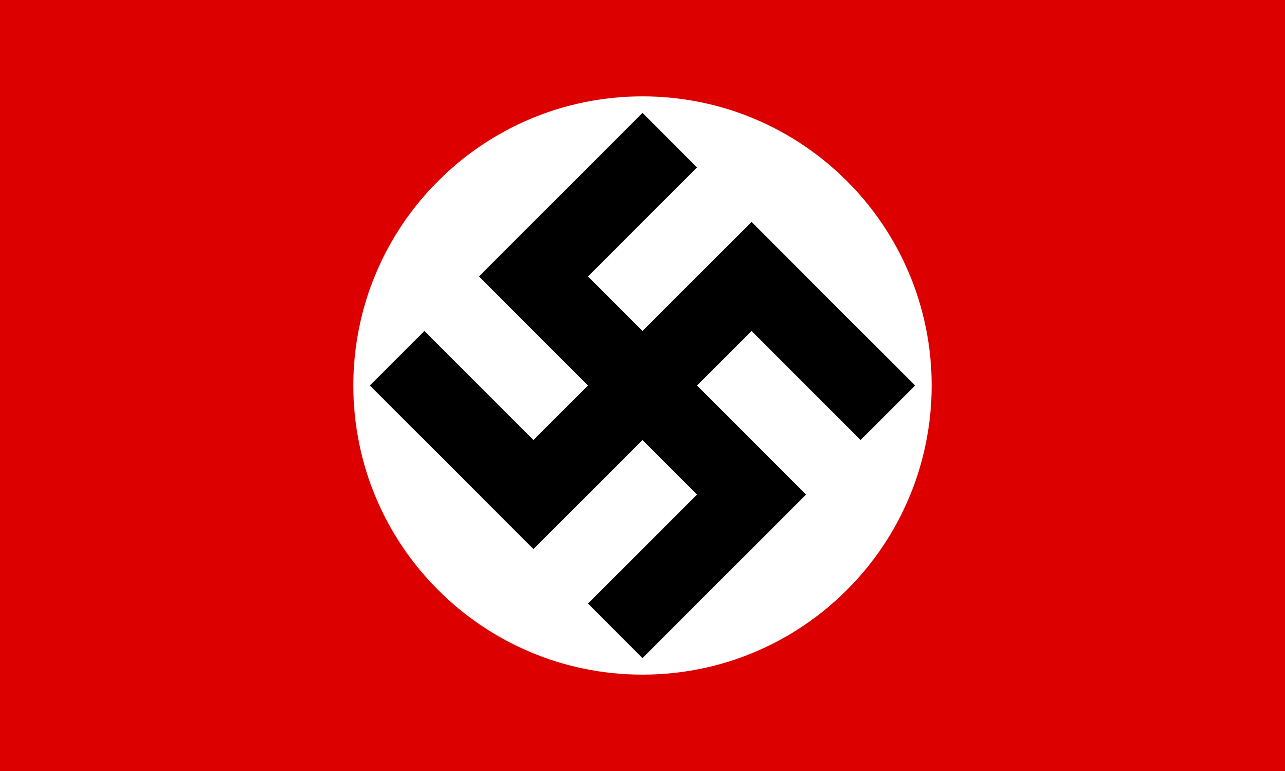 Historical Nazi flag (educational context about the Holocaust)